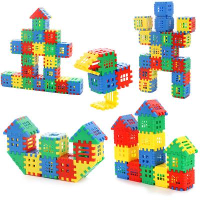 China Construction Toy BPA Free Plastic Kids Assembling Housing Building Blocks Toys Set for sale