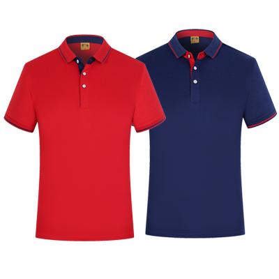 China OEM Printed Golf Polo Shirt Adve Men's Casual Breathable Short Sleeve Polo Shirt Workwear Wholesale Cotton Anti-pilling Summer Shorts for sale