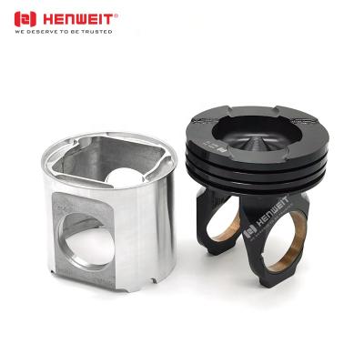 China PISTON for RUBBER E7 STEEL FORGE PISTON 215SB232A CROWN+SKIRT 123.83MM for sale