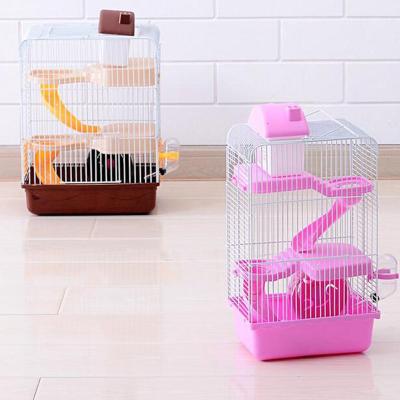 China Portable Chinchilla Hamster House Three Layer Large Hamster Cage Room Breathable Luxury Small Pet Room for sale