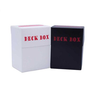 China Portable Eco-friendly Top Selling Dust Proof Storage Trading Card Deck Box MTG TCG TCG Cards Trading Card Deck Storage Case For Game/Magic/Yugioh for sale