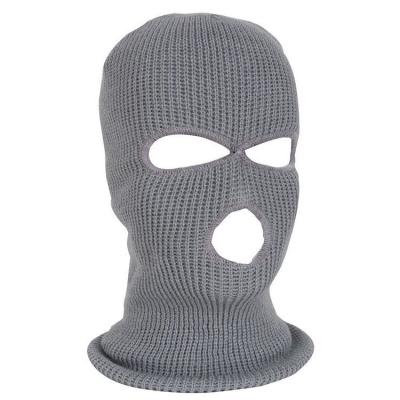 China Winter Balaclava Jacquard Full Face Cover Neck Cuff Face Mask 1 Hole Ski Mask Custom Logo for sale