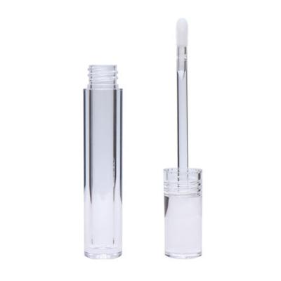 China Fashion Cosmetic Lip Gloss Packaging Clear Petg Plastic Square Container Lip Gloss Tube With Big Applicator for sale