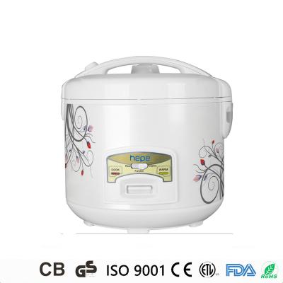 China Household Factory Hot Selling Plastic External Shell Rice Cooker With Ceramic Pot for sale