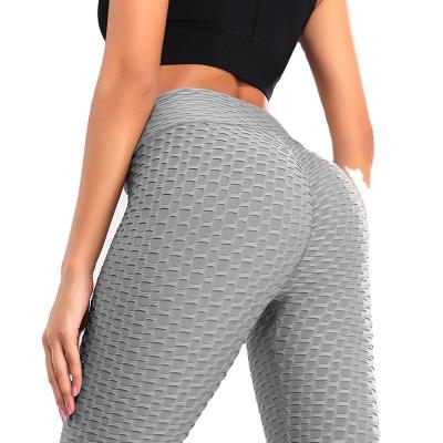 China 2022 Peach Buttocks Breathable Sports Hip Lift Buttocks Tight Fitness Pants Bubbles Yoga Pants for sale