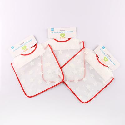 China Kid Girl Boy Polyester Waterproof Feeding Eating Cute Toddler Bib For Baby zu verkaufen