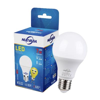 China Warehouse China Alta calidad bombillos led energy saving light a60 led bulb 7w e27 220v led bulbs for sale