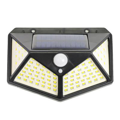 China Lam With Motion Sensor 3 LED Solar Garden Light 100 Modes Outdoor Solar Street Light Sunlight For Garden Decoration for sale