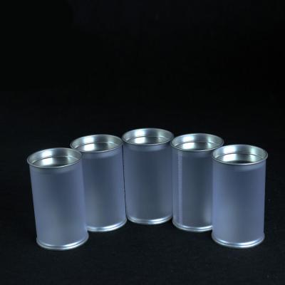 China Disposable Clear PVC Powder Puff Packaging Box Cosmetic Egg Storage Boxes Tin Plastic Cylinder for sale