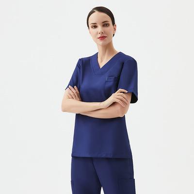 China Hospital Apparel Quality Nursing Uniform Medical Uniform Sets Medical Scrub Gown Hospital Uniforms for sale