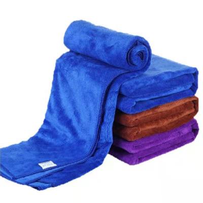 China Sustainable Coral Fleece Car Towel Wash Towel Thickened Multicolor Optional Microfiber Towel Wash Station for sale