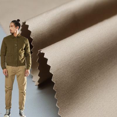 China 100% Cotton Waterproof Twill Fabrics Mens Twill Pants Trousers Khaki Fabric for sale