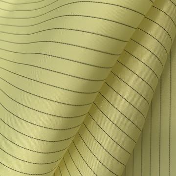 China 99%Polyester 1%Carbon 100D*100D 5mm Antistatic Stripe ESD Protective Cloth Antistatic Fabric for sale