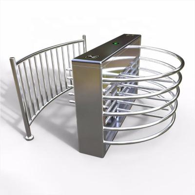 China Hot Selling 304 Stainless Steel Security Stainless Steel Half Height Turnstile for sale