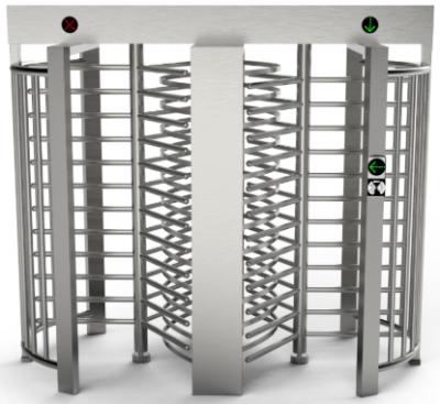 China 304 Stainless Steel Access Controlled Full Height Turnstile for sale