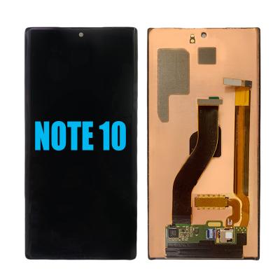 China Original Factory Price LCD Display Screen Replacement Parts LCD Display Assembly For Samsung Note 10 LCD Displays Show Screen Screen frameless touch for sale