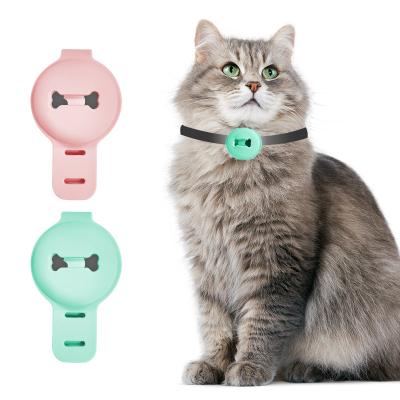 China Adjustable Protective Anti-drop Case For Airtag GPS Tracker Locator Anti-scratch Pet Buckle Holder For Airtag Kid Cute Case for sale