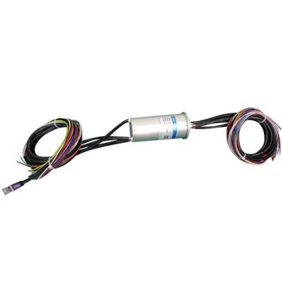 China Multi Signals Hybride geïntegreerde slip ring Compact slip ring 440VAC 36 circuits Te koop