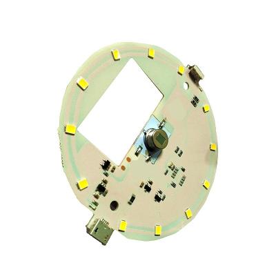 China Electronics PCB Recharge LED Wall Lamp Infrared Human Body Sensor Night Light Cabinet Cabinet LED Lights PCBA PCB Assembly for sale