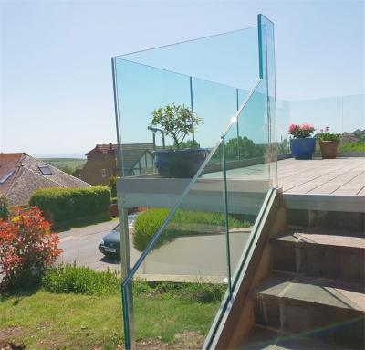 China Modern Laminated Safety Tempered Glass Balustrade For Handrail Balustrade for sale