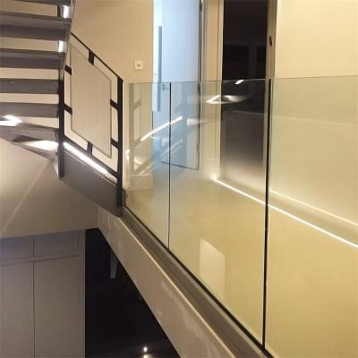 China Modern Railing Aluminum U Channel Railing Glass Decking Railings For Home Hotel for sale