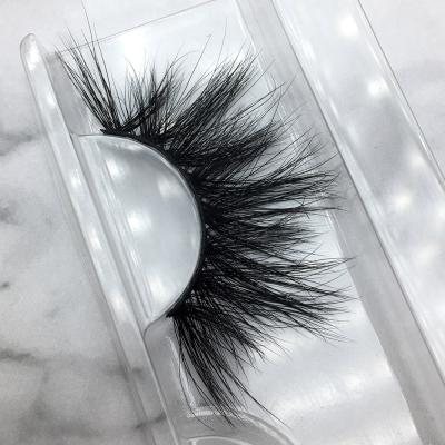 China Long/Thick/Cross Magicbee Layered Lashes 5d Effect 100% Handmade Cruelty Free Siberian Mink 25mm Mink Lashes for sale