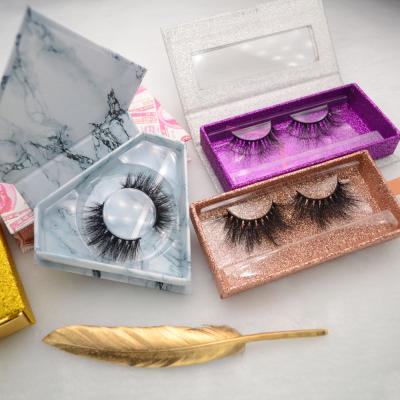 China Full Volume / Crisscross Mink Lashes 100% Cruelty Free 3D Mink Eyelashes Siberian Lashes Handmade Reusable False Lashes 16mm-20mm for sale