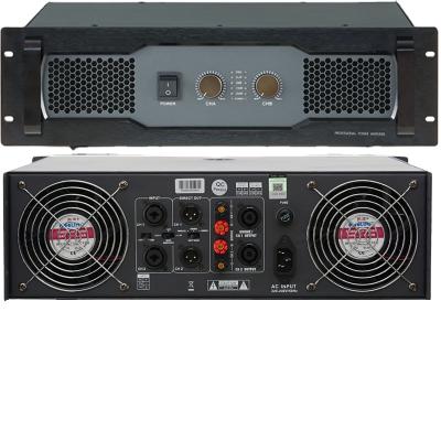 China Outdoor Live Sound Line Amplifier JA612 484W*460D*132H 2U 1200W Class H DJ Bass Professional Powerful Linear Array Karaoke Audio Entertainment for sale