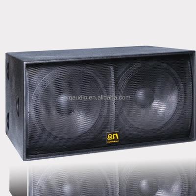 China Dual 18 Inch Professional Passive Subwoofer Speaker S-218 for sale