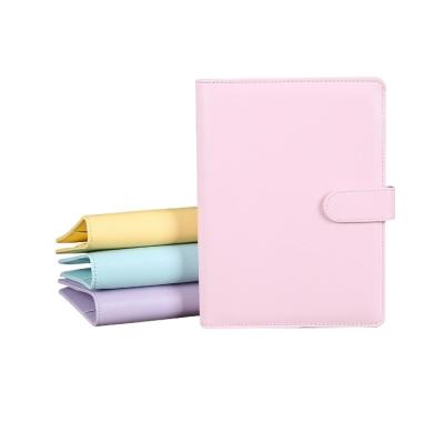 China Business Dairy Notebook A6 Custom Binder PU Diary Planner Budget Leather Binder With Loose Leaf For Wholesale for sale