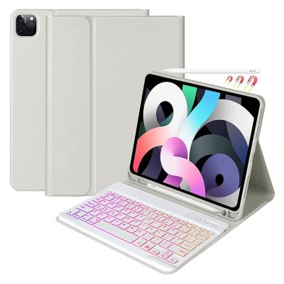 China Shenzhen BT 84 Keys Scissors Cute White Shockproof Wireless Switch Arabic Wireless Case Keyboard for iPad pro for sale