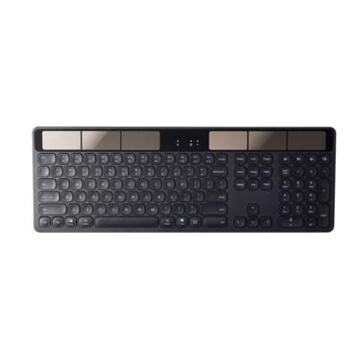 China 68% Free Samples High Quality English QWERTY Movie Wireless Switch Rechargeable BT Solar Keyboard For Macbook for sale