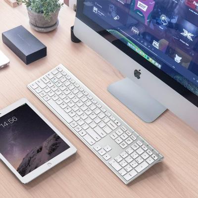 China Multisync Wireless Full Size Blue Tooth Wireless Keyboard for Mac for sale