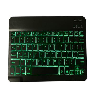 China Customized wireless french qwerty blacklit small wireless keyboard for sale