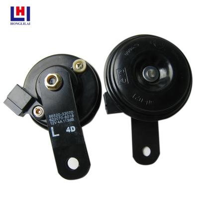 China Universal Copper 12v 115db Super High Low Tone Loud Disc Horn for sale