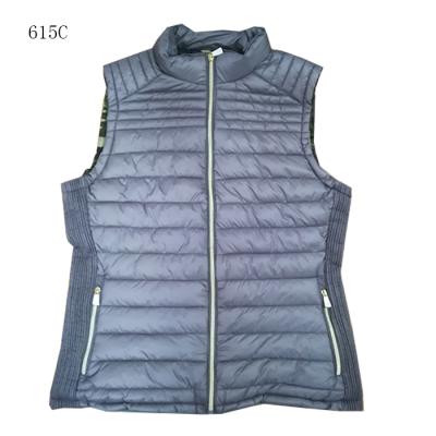 China Breathable Women Padded Light Weight Customized Down Vest Ladies Camouflage Fur Bubble Vest Lady Padded Vest for sale