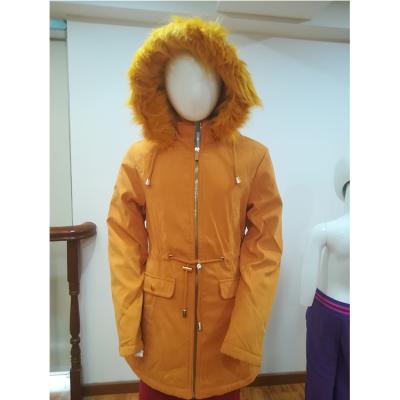 China Girls Kids Children Hood Long Sleeve Fur Jacket Winter Warm Jacket for sale