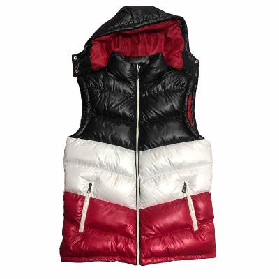 China Men Breathable Warm Waistcoat Color Block Jacket Winter Sleeveless Vest for sale