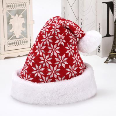 China Wholesale Custom Logo Yiwu Lovely Kid Party Best Party Selling Father Knit Christmas Hat for sale