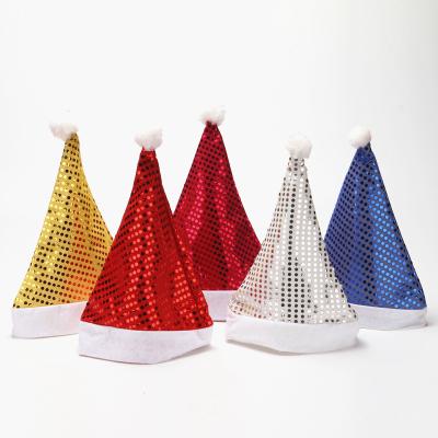 China JOINT Party Sequins Best Selling Cute Warm Polyester Winter Christmas Hats for sale