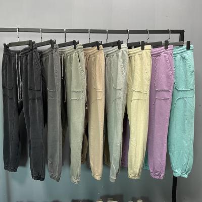 China Anti-pilling 2021 Wholesale 100% French Terry Cotton Plain Blank Gym Sweatpants 360G Sports Joggers Custom Pants for sale