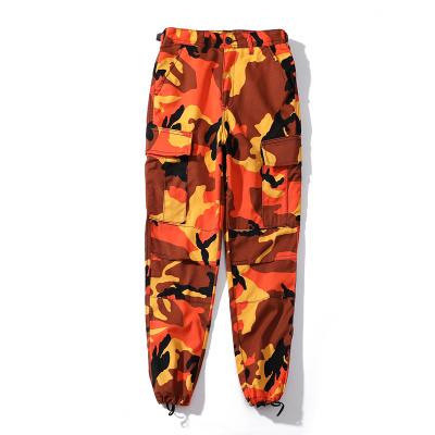 China Anti-pilling with you Yifan the same style high street trend camouflage loose hip-hop casual cargo pants for sale