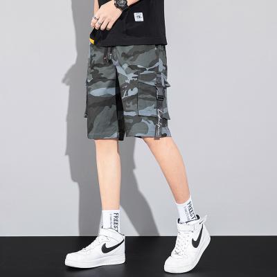 China Anti-wrinkle Summer Cotton Mens 100% Camouflage Shorts Plus Size Cargo Loose Casual Shorts Wholesale for sale