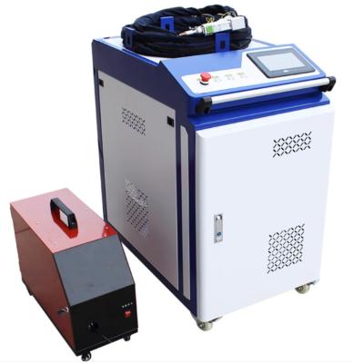 China Accurate Cleaning Portable 1000w 1500w Metal laser cleaning Fiber Laser Metal Rust Removal Machine with good Price for sale