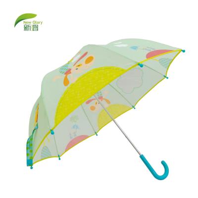 China Minimalist Chinese Factory Painted Kids Cheap Umbrella Customized Right Children Paraguas for sale