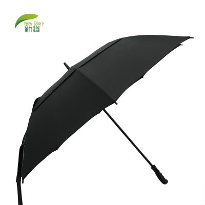 China Large Contemporary 30inch Promotional Super Windproof Golf Umbrella With Fiberglass Frame for sale