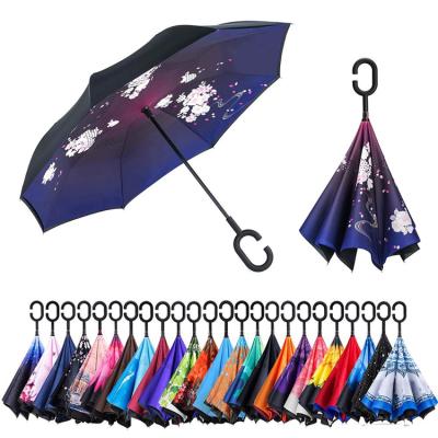 China Minimalist Umbrella Inverted Umbrella Automatic Umbrella Quite Cheap Factory Price Inverted Reverse for sale