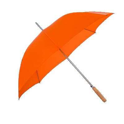 China Wholesale 23inch 8ribs Minimalist Automatic Straight Umbrella Bamboo Wooden Storage Fishing Umbrella Frame for sale