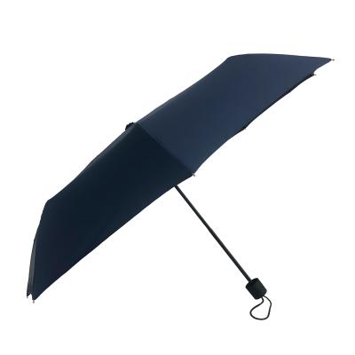 China OEM Custom Logo Three Fold Umbrella Open Narrow Chain Umbrella Traditional 3 Folding Rain Chain Umbrella for sale