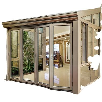 China Modern Custom Aluminum Frame Insulated Sunroom Roof Laminated Glass Material Part for sale